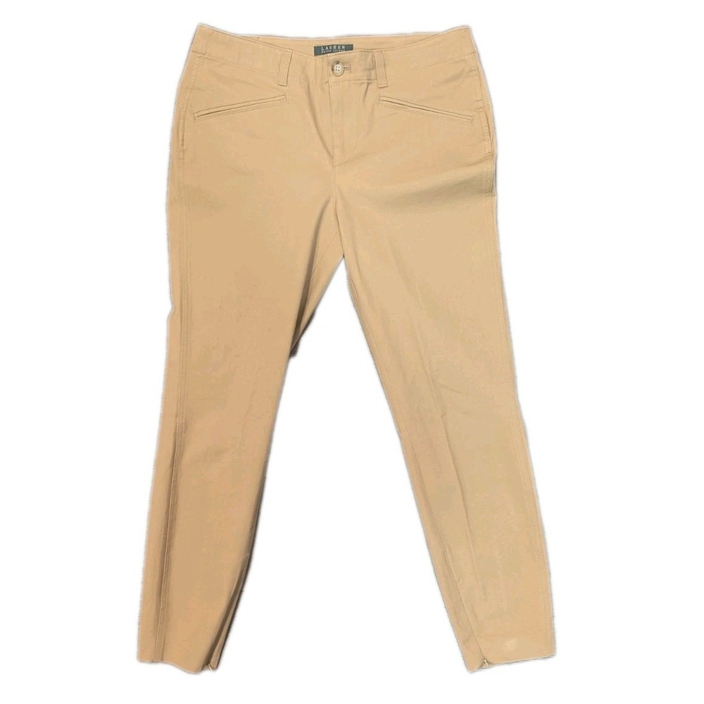 Lauren Ralph Lauren 10 Jodhpurs Riding Pants Equestrian‎ Khaki Tan Rodeo Horse